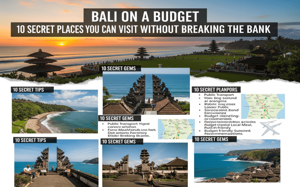 Bali on a Budget 10 Secret Places You Can Visit Without Breaking the Bank